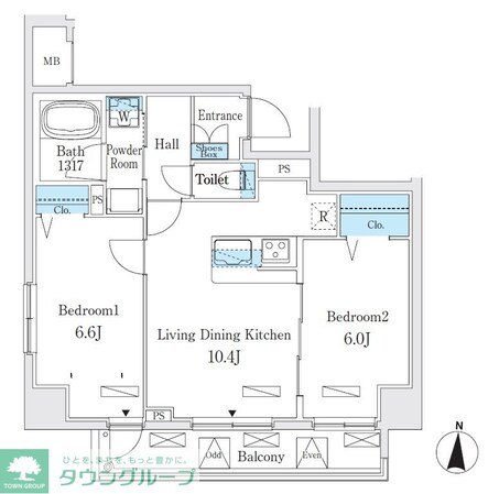 クラリティア板橋本町の物件間取画像